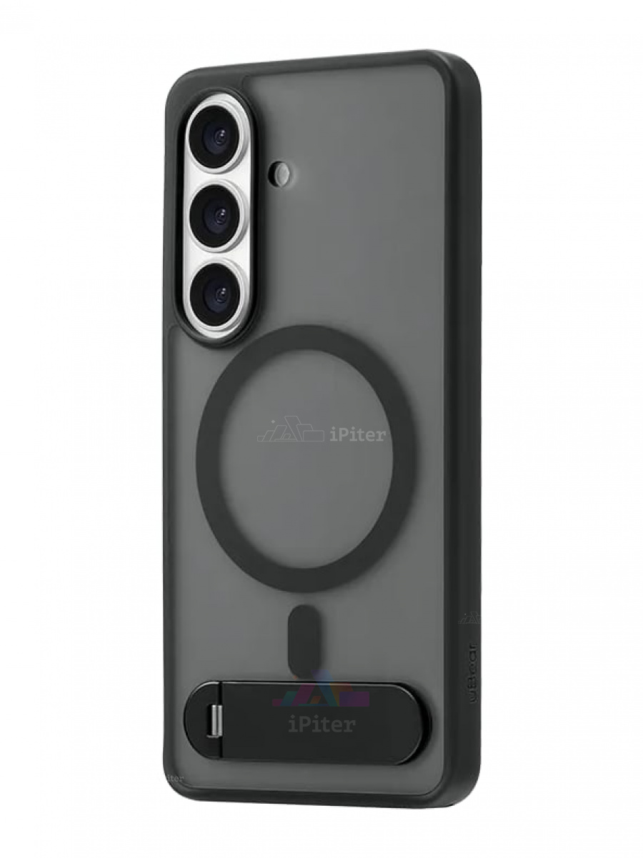 Фото Купить Чехол uBear Stand 360 Mag case для Samsung Galaxy S26 (Чёрный) по низкой цене в Санкт-Петербурге