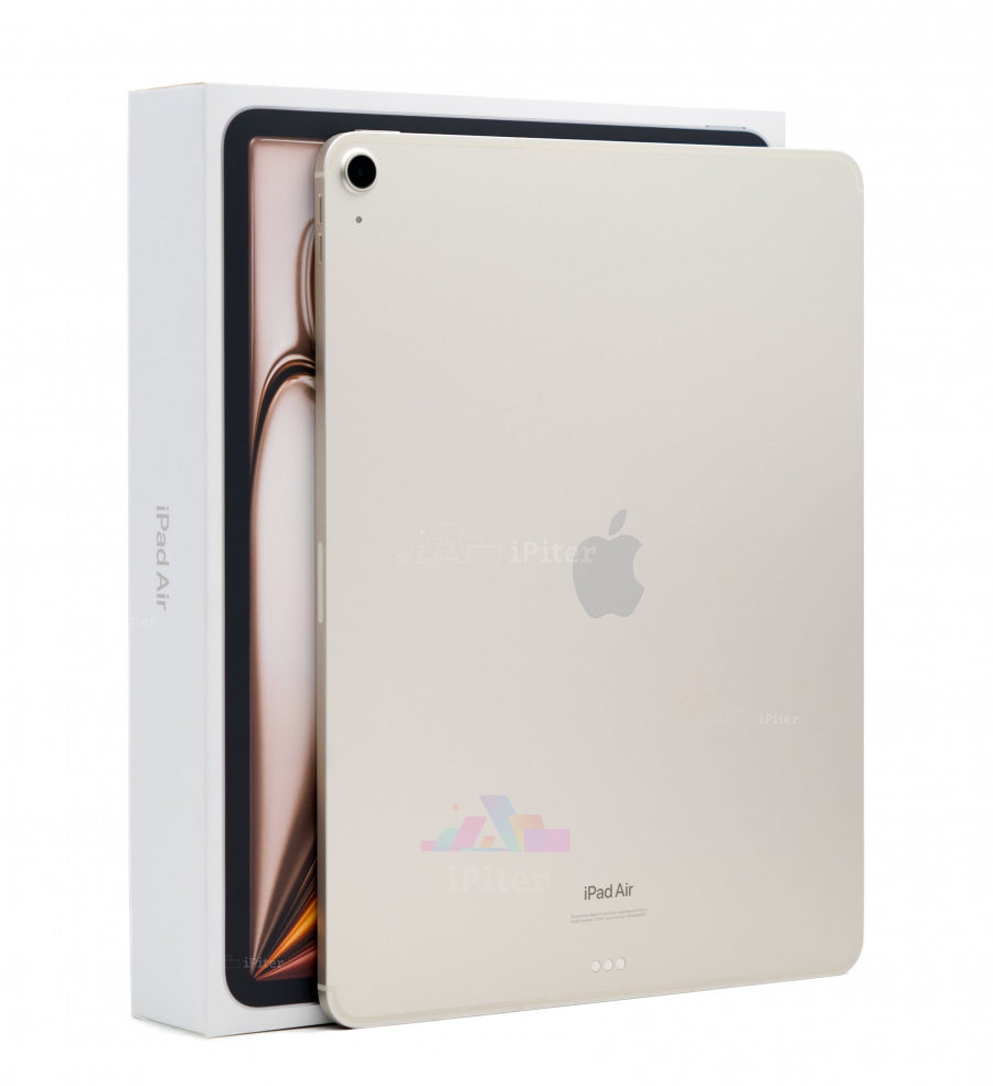 Фото Купить Apple iPad Air 6 (2024) 13 дюймов Wi-Fi + Cellular 1Tb Starlight (Сияющая звезда) по низкой цене в Санкт-Петербурге