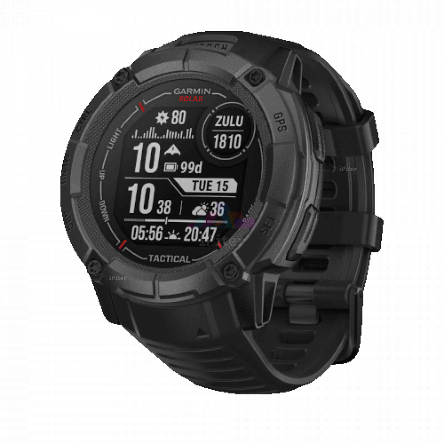 Фото Купить Умные часы Garmin Instinct 2x Solar Tactical Black (010-02805-03) по низкой цене в Санкт-Петербурге