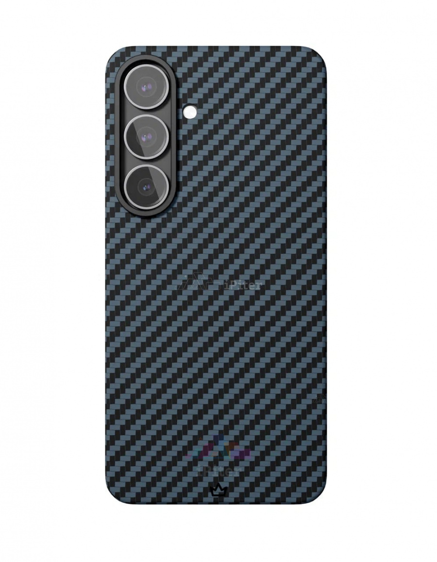 Фото Купить Чехол VLP Kevlar Case для Samsung Galaxy S25 (Синий) по низкой цене в Санкт-Петербурге