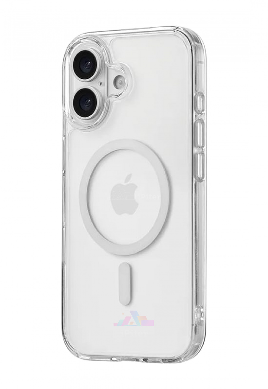 Фото Купить Чехол uBear Real case with MagSafe для iPhone 17 (Прозрачный) по низкой цене в Санкт-Петербурге