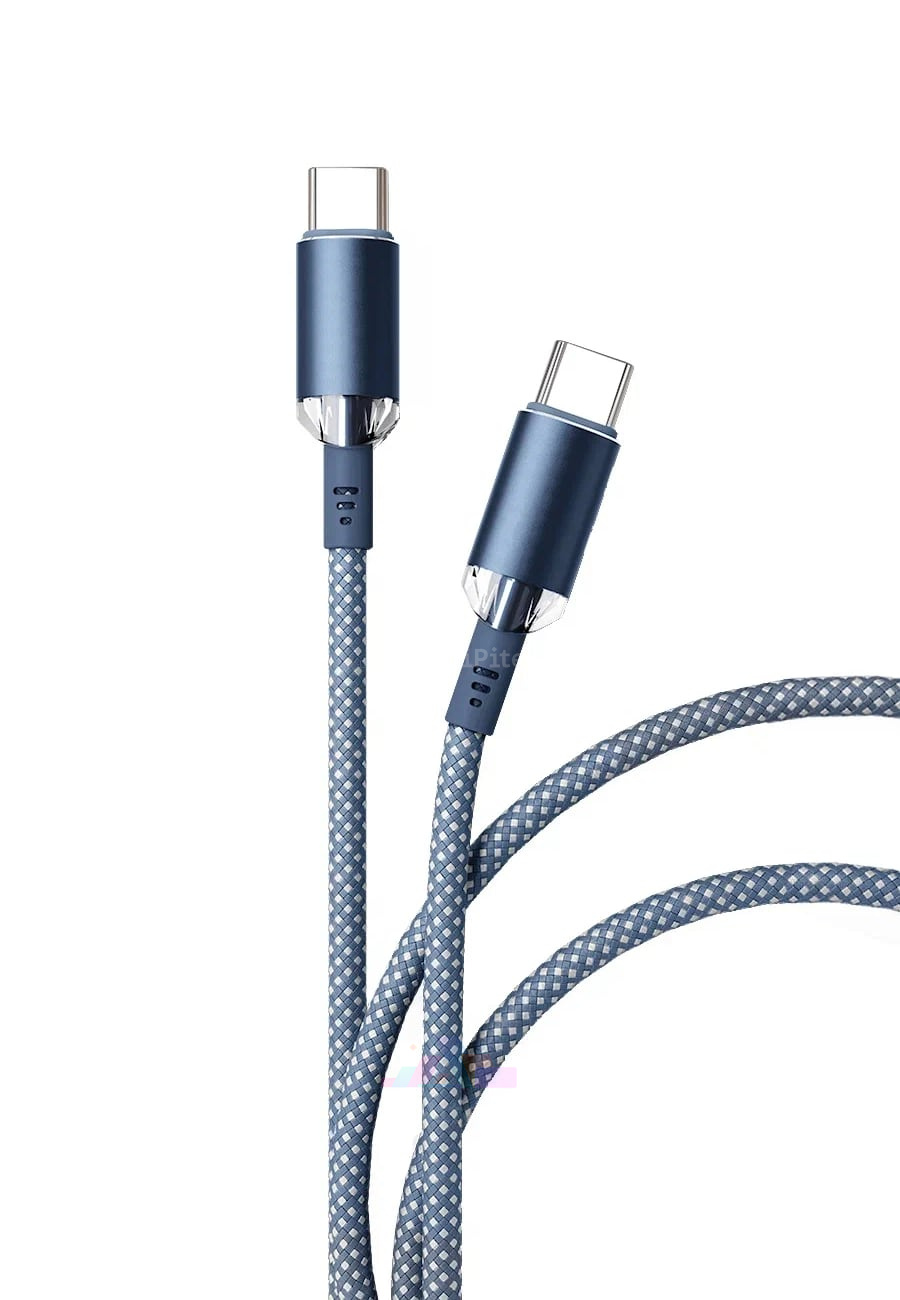 Фото Кабель VLP Diamond USB-C to USB-C 1.2м (Тёмно-синий), Тёмно-синий