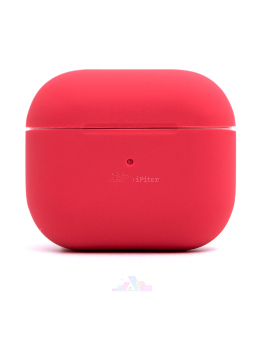 Фото Купить Чехол AirPods 3 Silicon Case (Малиновый) по низкой цене в Санкт-Петербурге