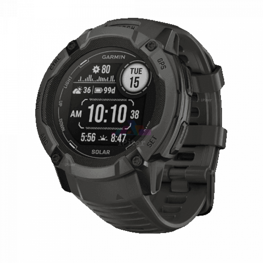 Фото Купить Умные часы Garmin Instinct 2x Solar Graphite (010-02805-00) по низкой цене в Санкт-Петербурге