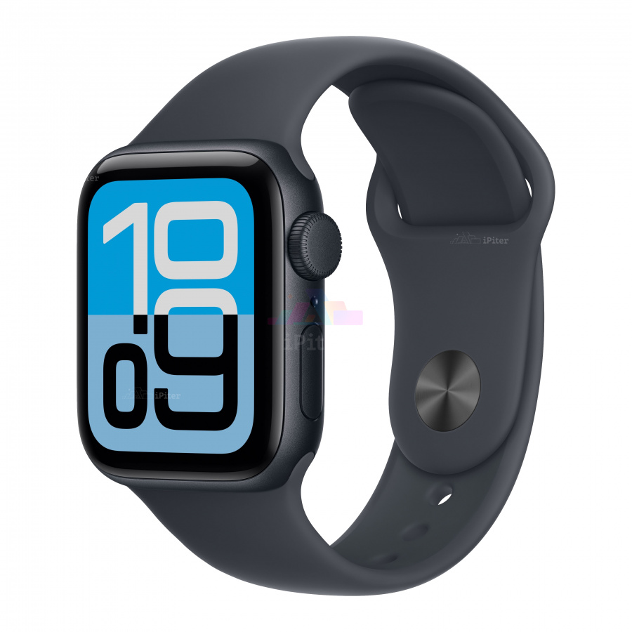 Фото Купить Apple Watch SE (2025) <br>40 мм Корпус из алюминия «Midnight» Спортивный ремешок S/M «Midnight» по низкой цене в Санкт-Петербурге
