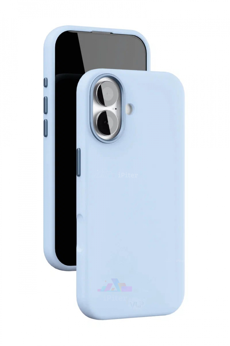 Фото Купить Чехол VLP Aster Pro case with MagSafe для iPhone 17 (Голубой) по низкой цене в Санкт-Петербурге