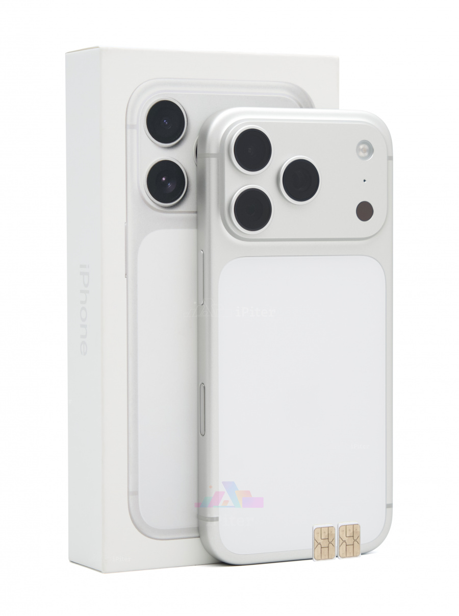 Фото Купить Apple iPhone 17 Pro 256Gb <br> Silver (Серебристый) Nano-Sim + Nano-Sim по низкой цене в Санкт-Петербурге