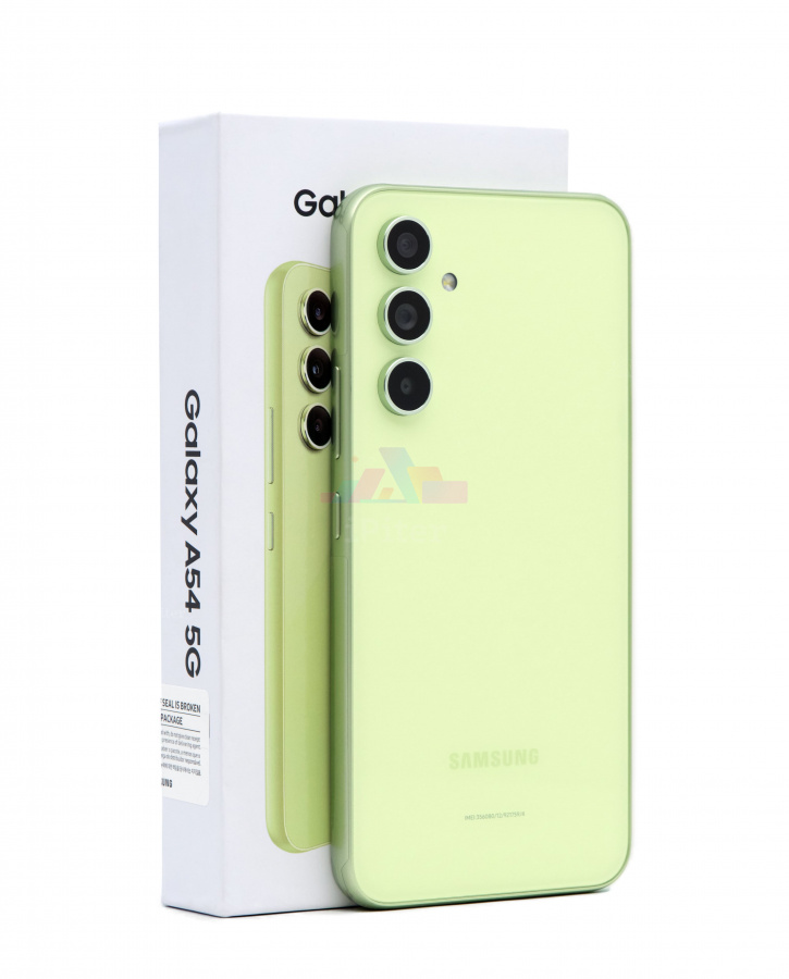 Фото Купить Смартфон Samsung Galaxy A54 5G 8Gb/128Gb (Lime) SM-A546 по низкой цене в СПб