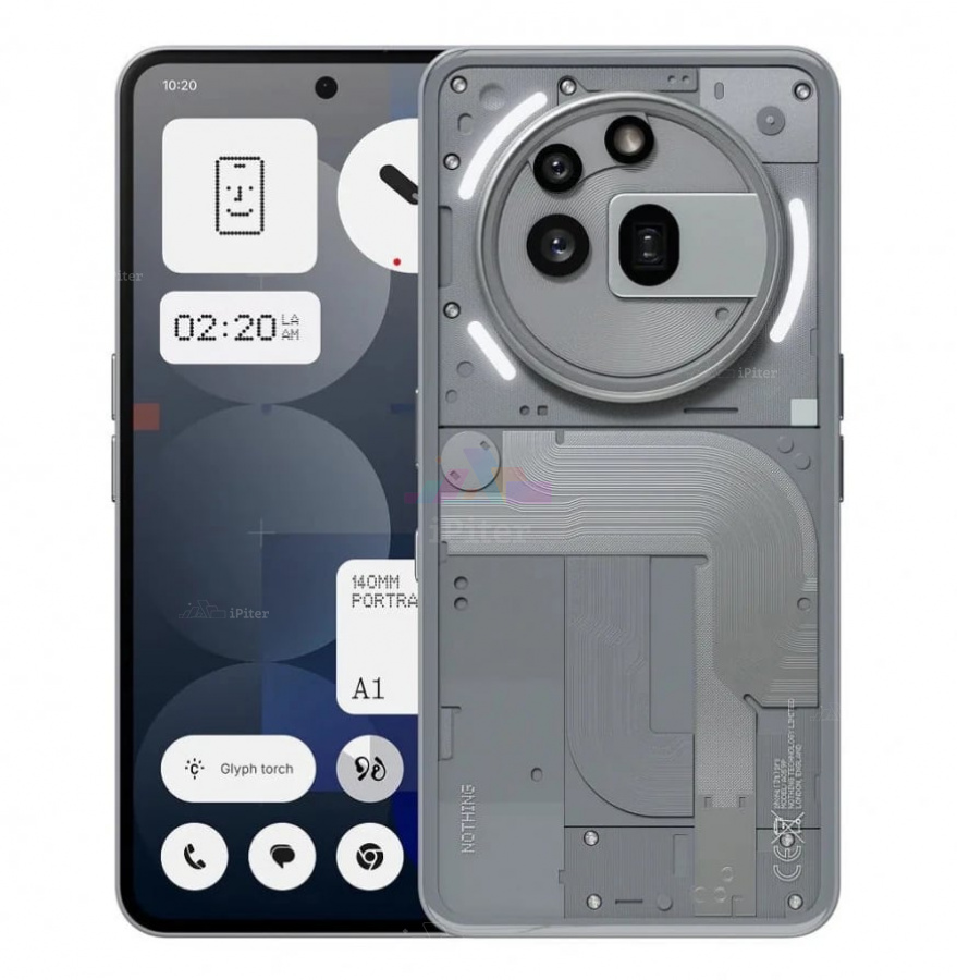 Фото Купить Смартфон Nothing Phone 3a Pro 12Gb/256Gb (Gray) Dual Nano-sim + eSim по низкой цене в Санкт-Петербурге