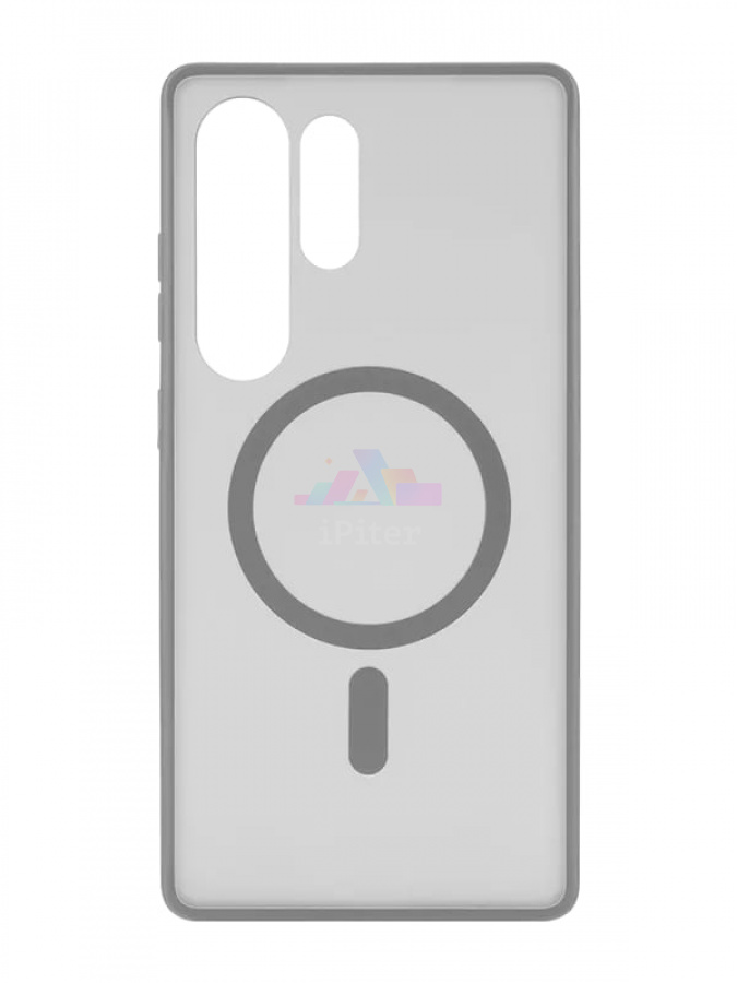 Фото Купить Чехол uBear Cloud Mag case для Samsung Galaxy S25 Ultra (Серый) по низкой цене в Санкт-Петербурге