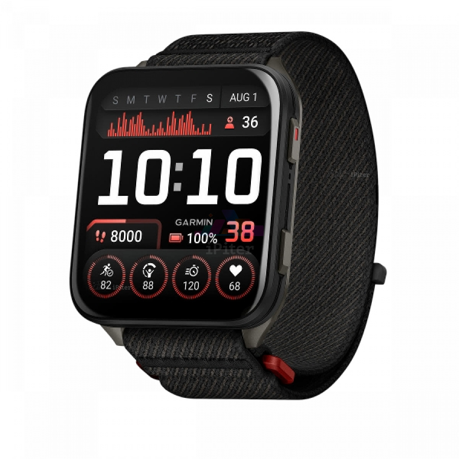 Фото Купить Умные часы Garmin Venu X1 Black with Slate Titanium CasebackBlack ComfortFit Nylon Band (010-02980-00) по низкой цене в Санкт-Петербурге
