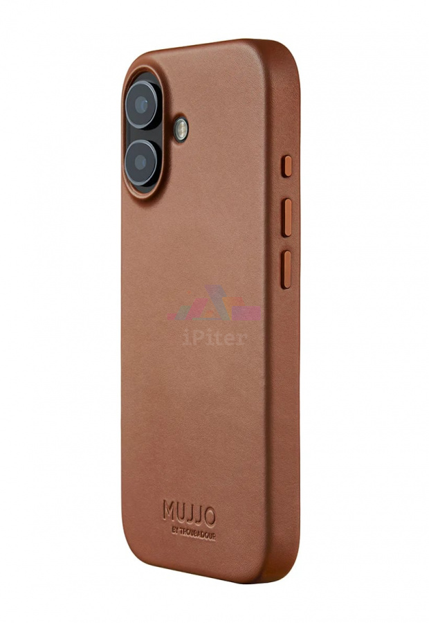 Фото Купить Чехол Mujjo Leather with MagSafe для iPhone 17 (Tan) по низкой цене в Санкт-Петербурге