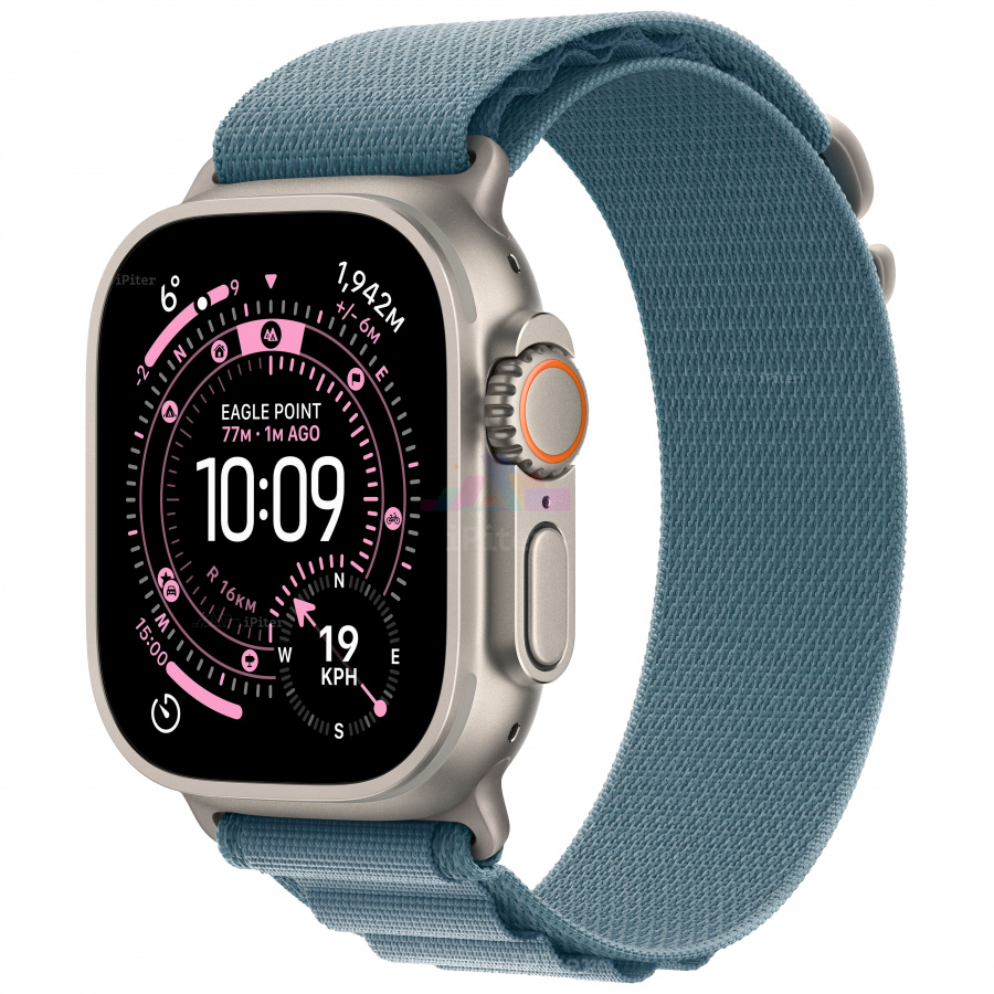 Фото Купить Apple Watch Ultra 3 <br>49 мм «Natural Titanium» Case with Light Blue Alpine Loop L по низкой цене в Санкт-Петербурге