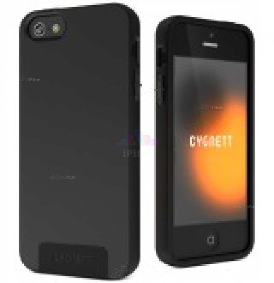 Фото CYGNETT Black SecondSkin Silicone Case for iPhone 5, Чёрный