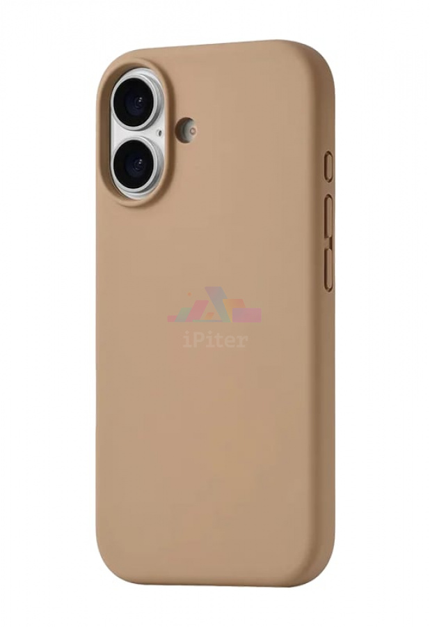 Фото Купить Чехол uBear Touch case with MagSafe для iPhone 17 (Коричневый) по низкой цене в Санкт-Петербурге