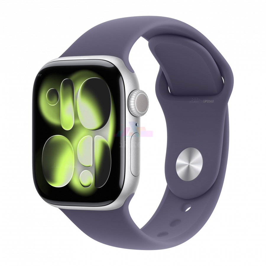 Фото Купить Apple Watch Series 11 <br>42 мм Корпус из алюминия «Silver» Спортивный ремешок M/L «Purple Fog» по низкой цене в Санкт-Петербурге