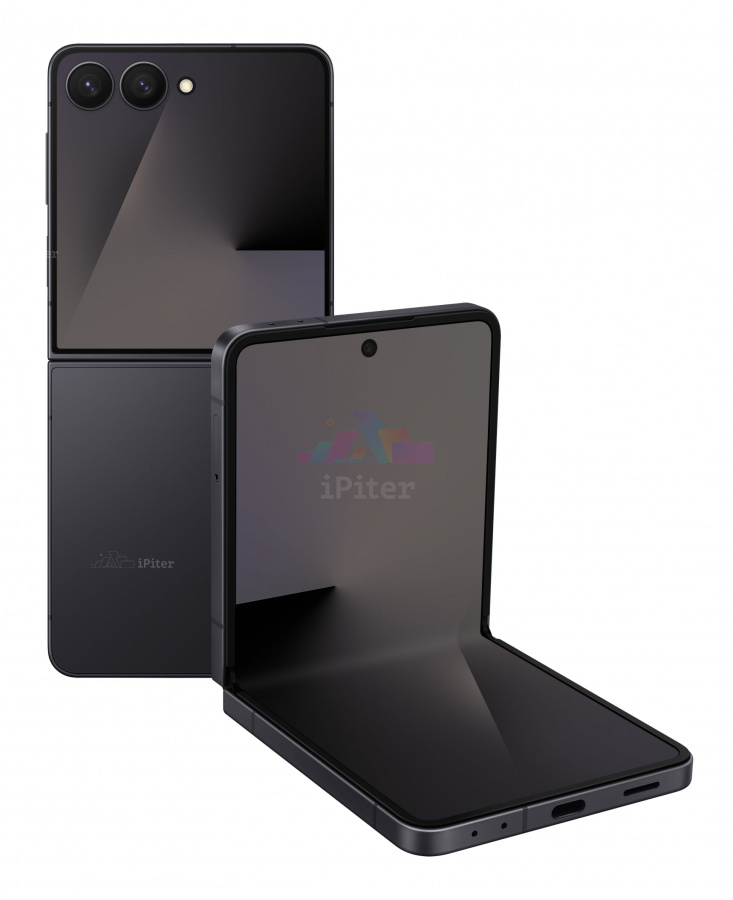 Фото Купить Смартфон Samsung Galaxy Z Flip 7 5G 12Gb/256Gb (Jet Black) SM-F766 (Nano-sim + eSim) по низкой цене в Санкт-Петербурге