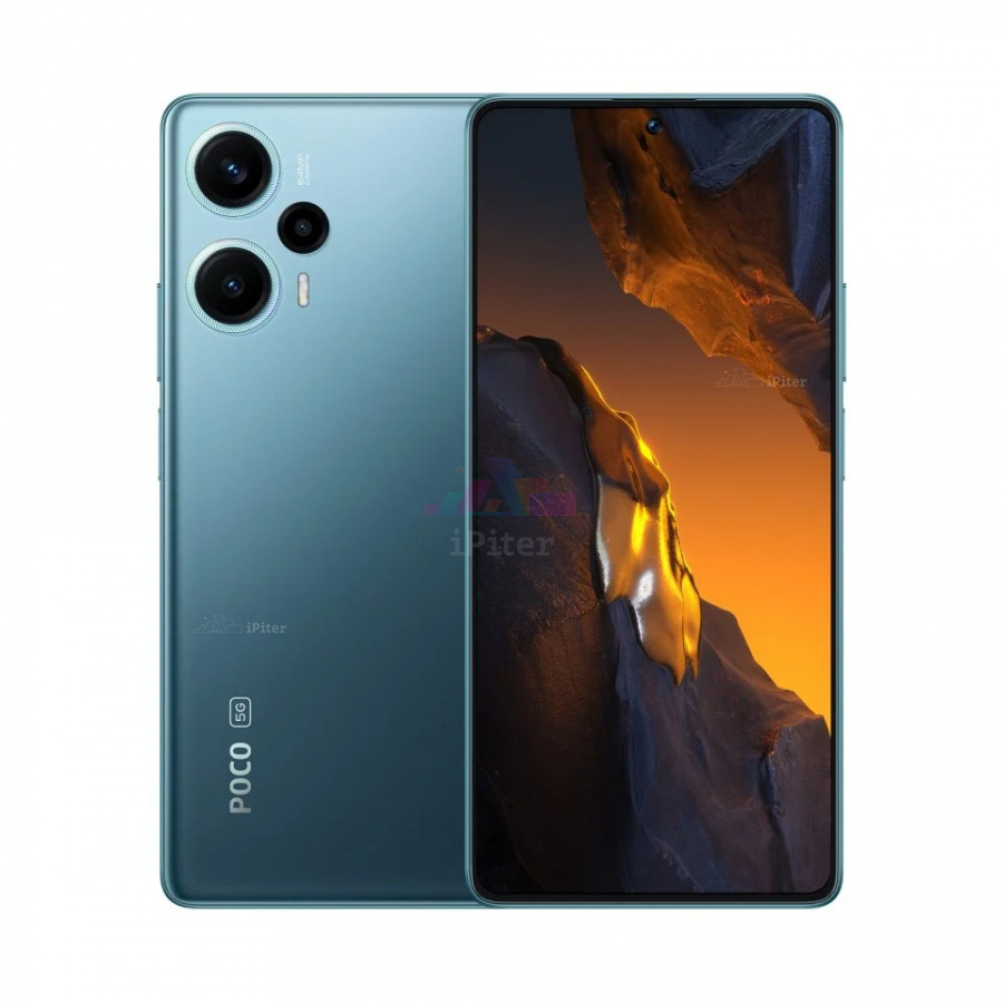 Фото Купить Смартфон Xiaomi Poco F5 12Gb/256Gb (Синий) Global по низкой цене в СПб