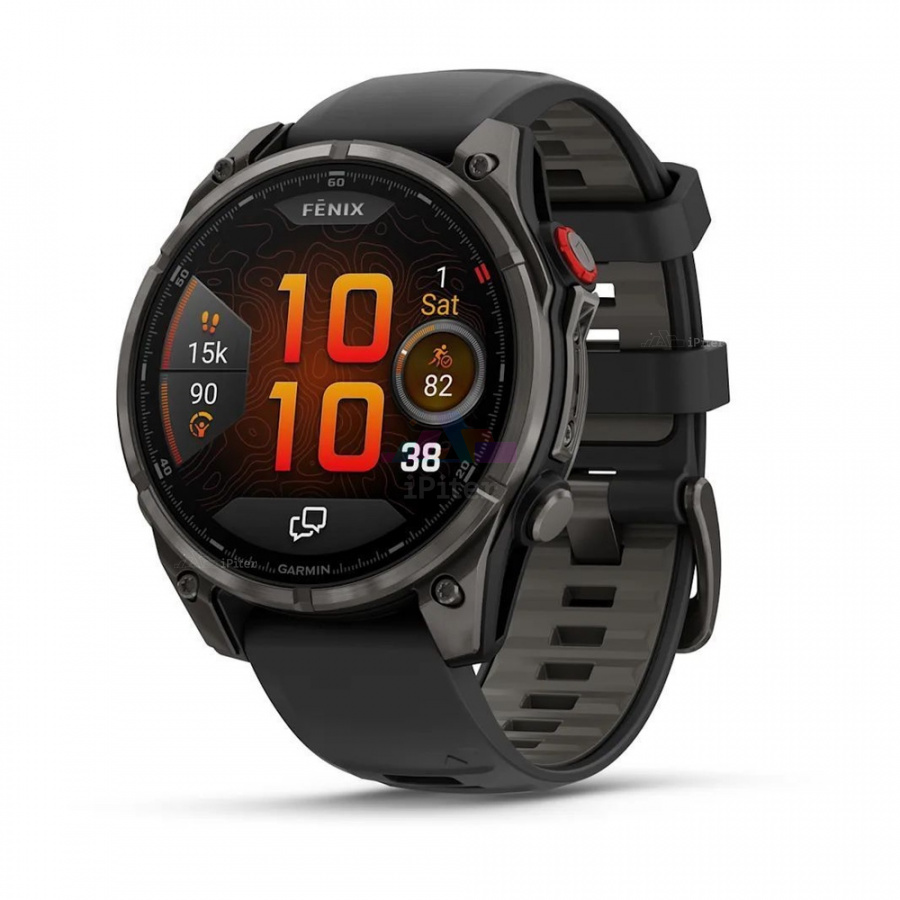 Фото Купить Умные часы Garmin Fenix 8 Pro Amoled 47 мм, Sapphire Carbon Gray DLC Titanium Black / Pebble Gray (010-03198-01) по низкой цене в Санкт-Петербурге