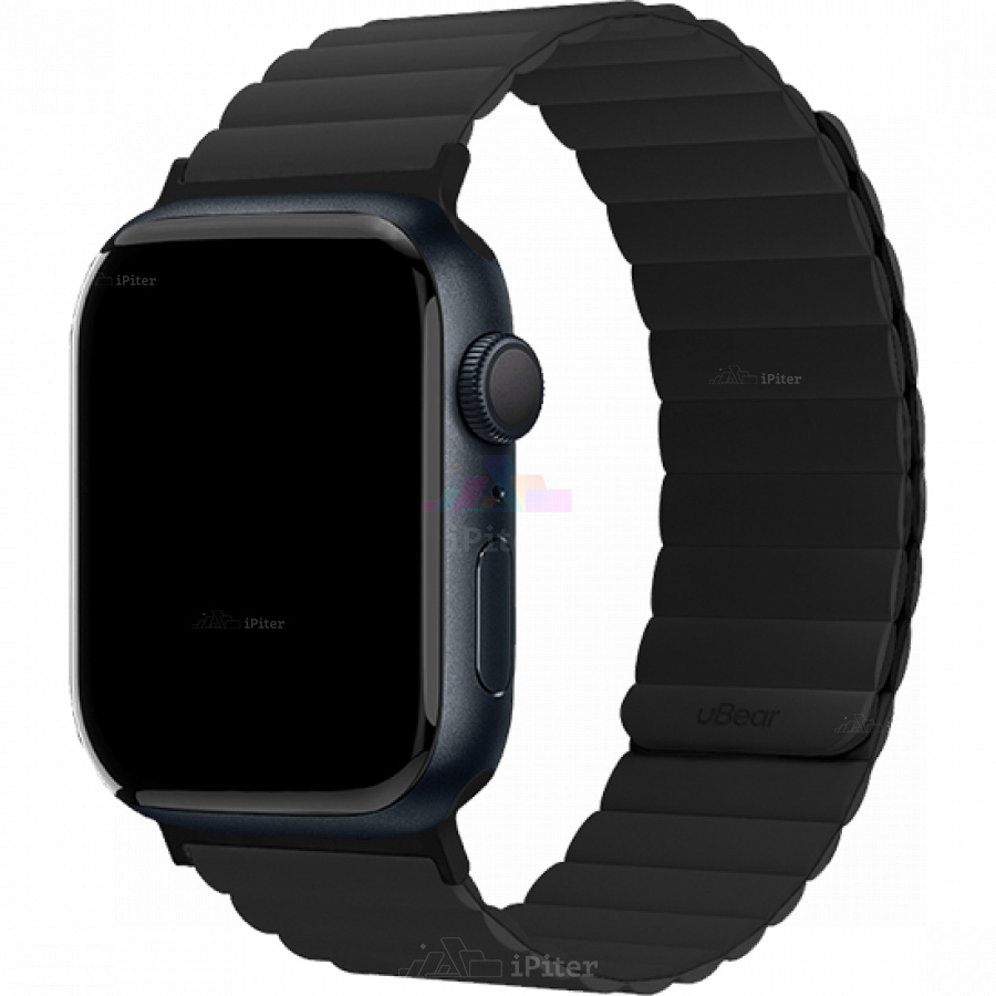 Фото Купить Ремешок uBear Mode Strap для Apple Watch 44 / 45 / 46 мм (Чёрный) по низкой цене в Санкт-Петербурге