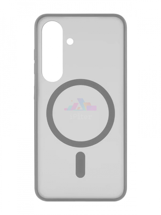 Фото Купить Чехол uBear Cloud Mag case для Samsung Galaxy S25 (Серый) по низкой цене в Санкт-Петербурге