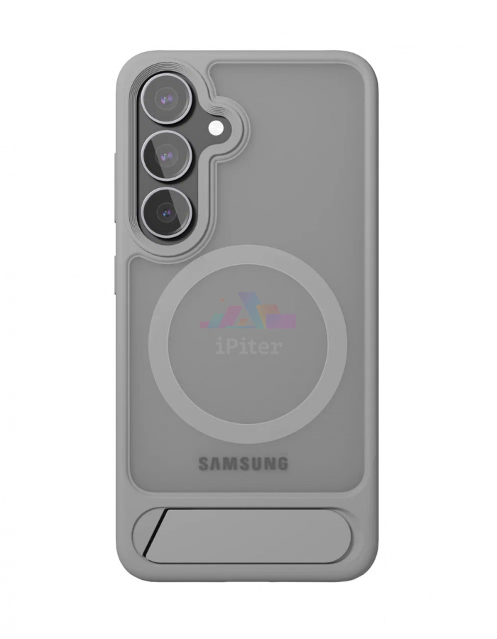 Фото Купить Чехол VLP Reels Case для Samsung Galaxy S25 (Серый) по низкой цене в Санкт-Петербурге