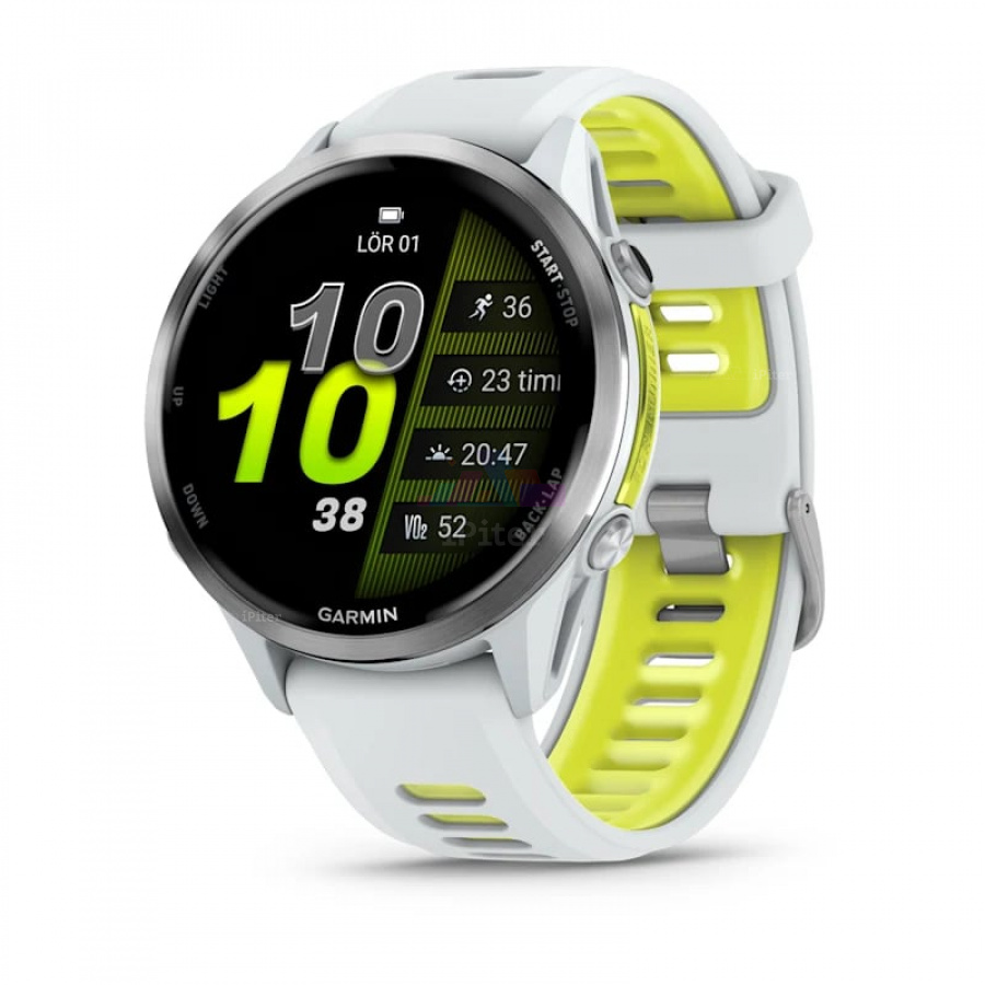 Фото Купить Умные часы Garmin Forerunner 970 Titanium with translucent amp yellow band (010-02969-11) по низкой цене в Санкт-Петербурге