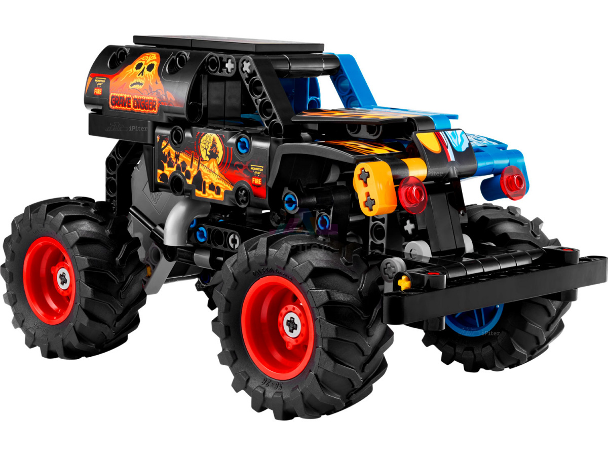 Фото Купить LEGO Technic 42219 MONSTER JAM GRAVE DIGGER FIREICE по низкой цене в Санкт-Петербурге