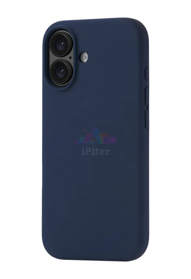 Фото Купить Чехол uBear Touch case with MagSafe для iPhone 17 (Тёмно-синий) по низкой цене в Санкт-Петербурге