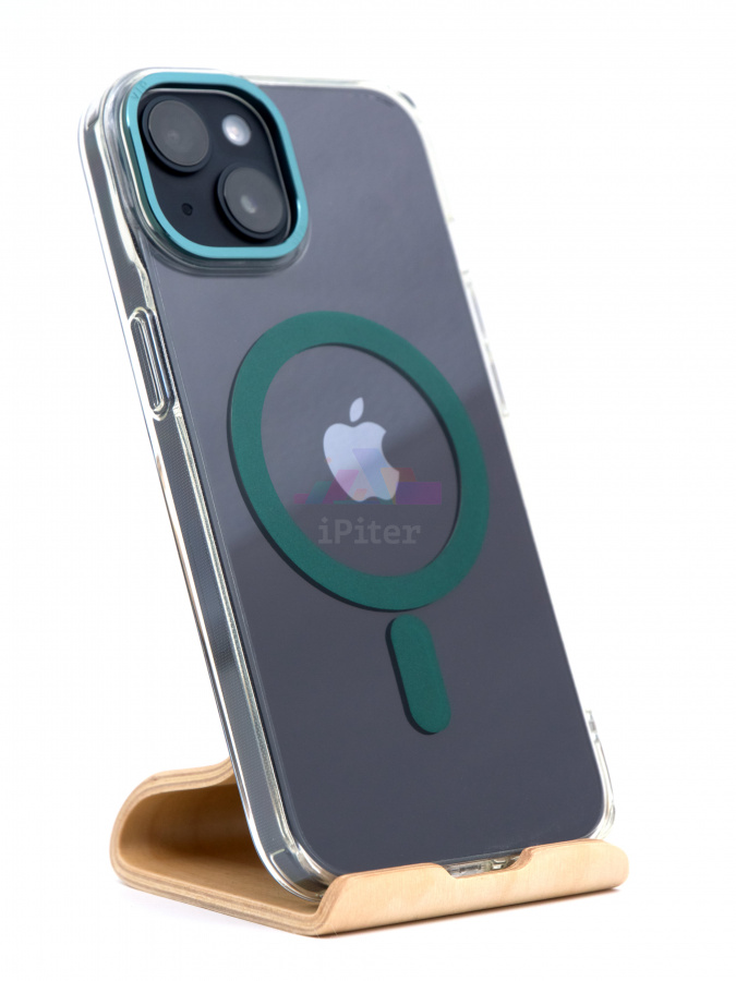 Фото Чехол VLP Line case with MagSafe для iPhone 14, Прозрачный