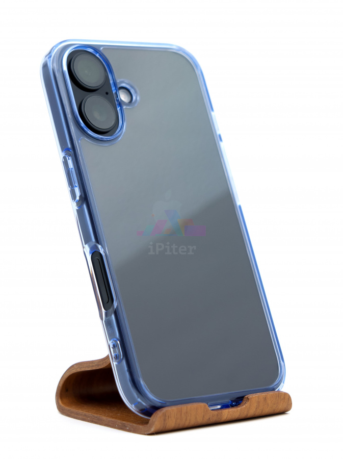 Фото Купить Чехол Spigen Ultra Hybrid для iPhone 16 Синий по низкой цене в Санкт-Петербурге