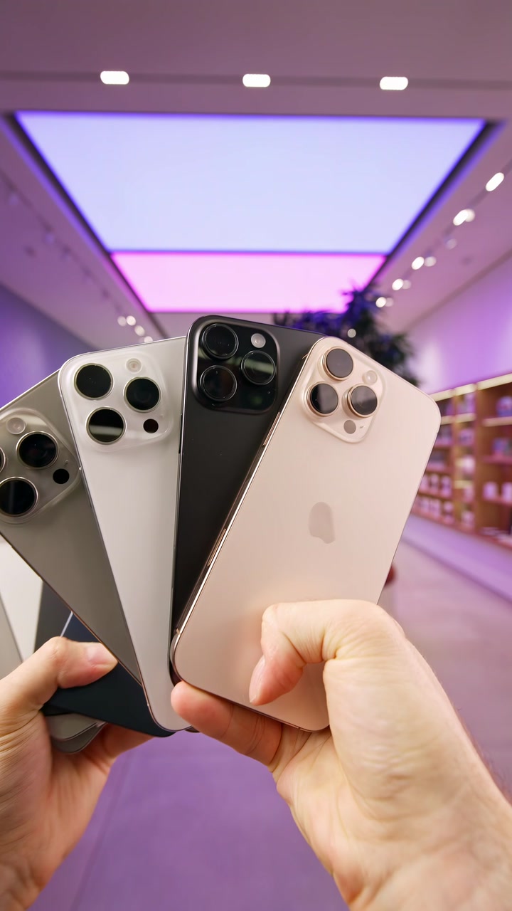 Цвета iPhone 16 Pro Max VS цвета iPhone 15 Pro Max