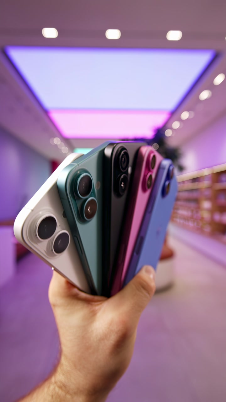 Все цвета iPhone 16