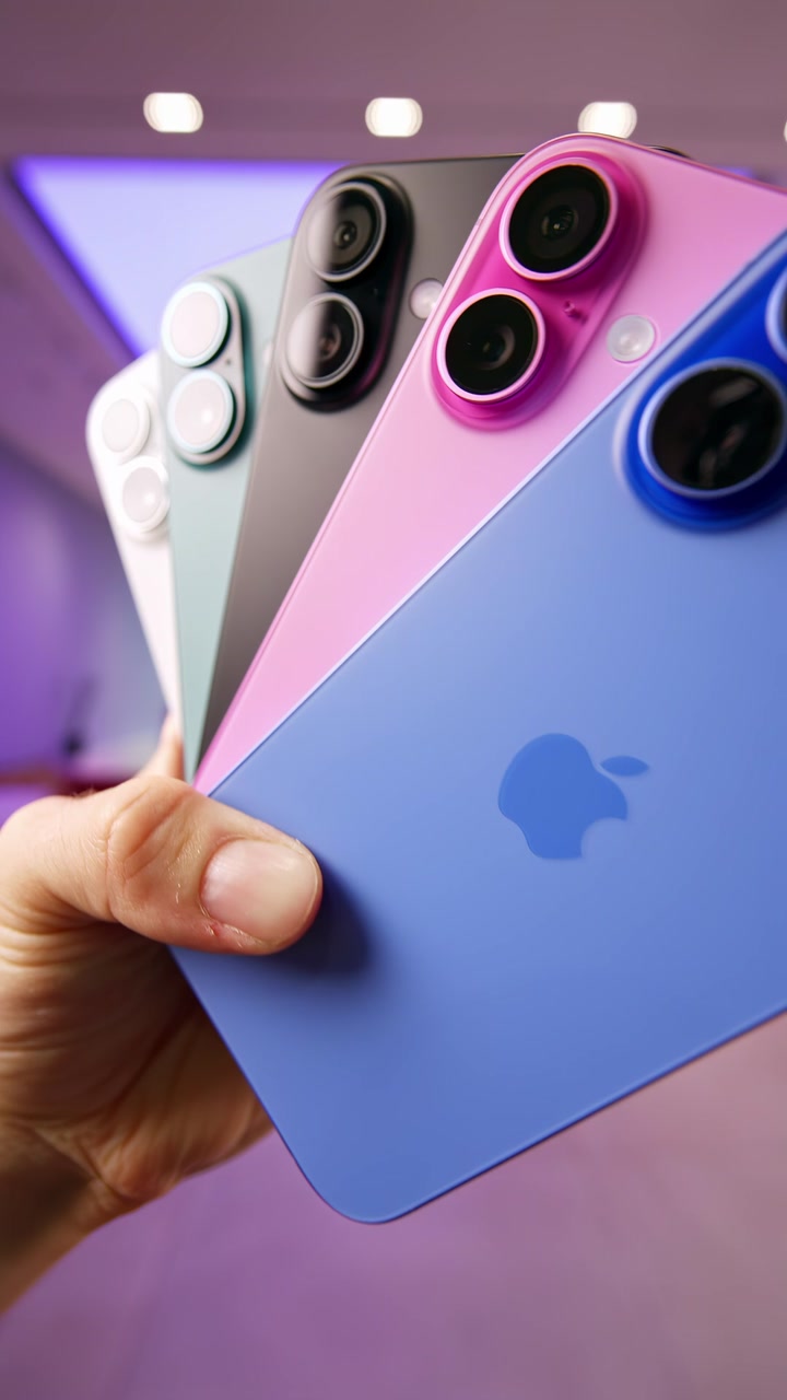 Все цвета iPhone 16