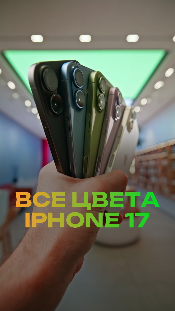 Все цвета iPhone 17