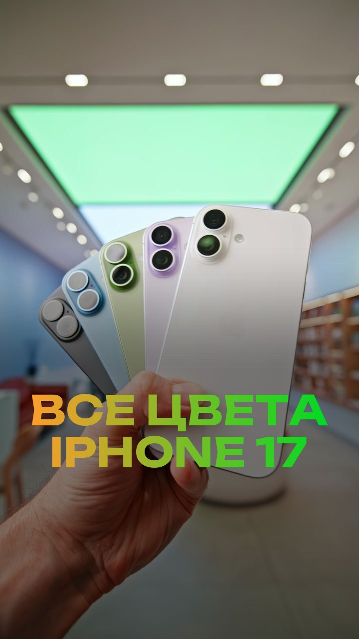 Все цвета iPhone 17