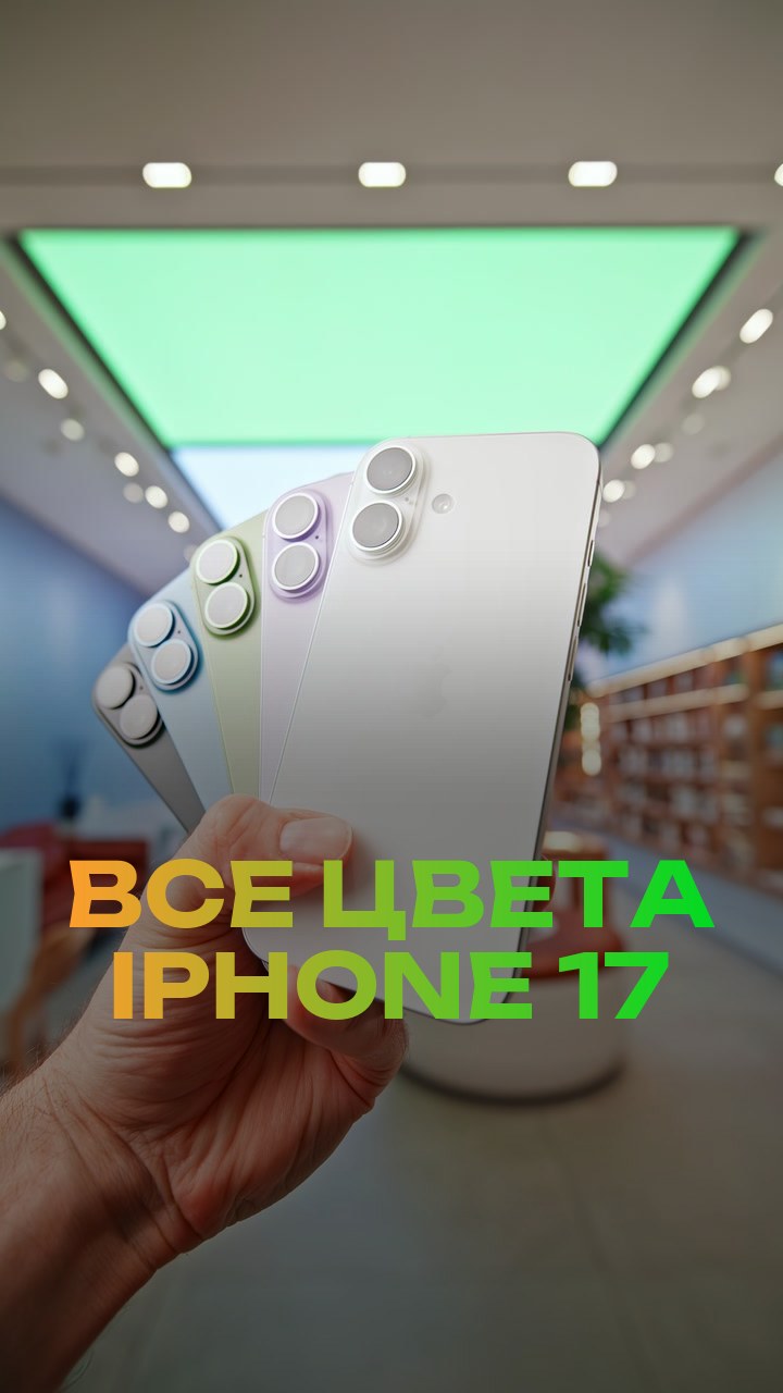 Все цвета iPhone 17