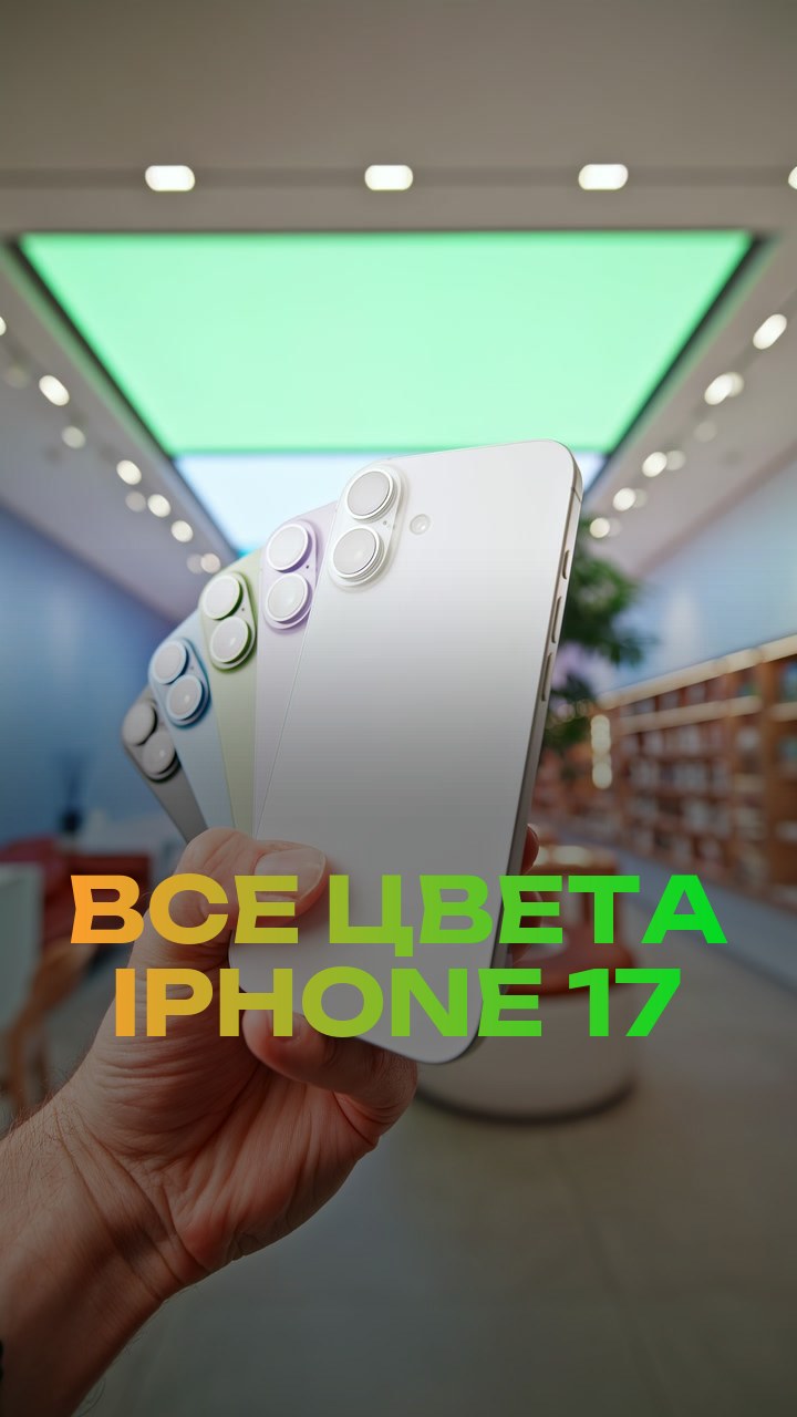 Все цвета iPhone 17