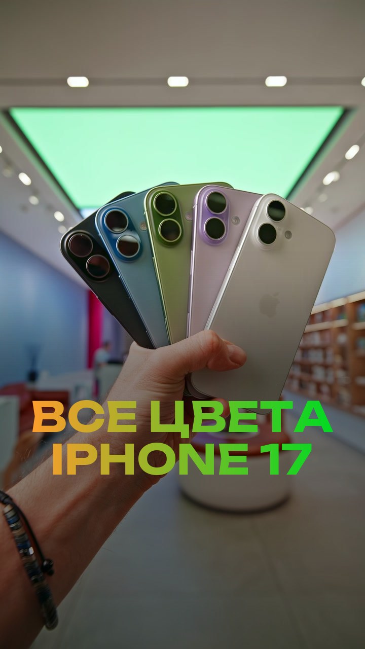 Все цвета iPhone 17
