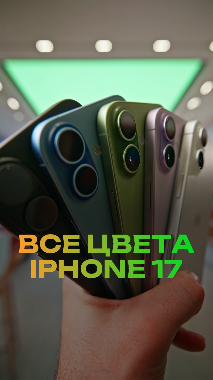 Все цвета iPhone 17
