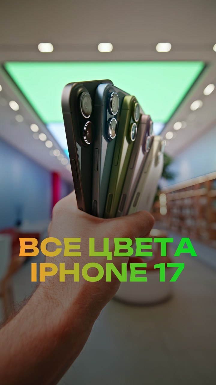 Все цвета iPhone 17