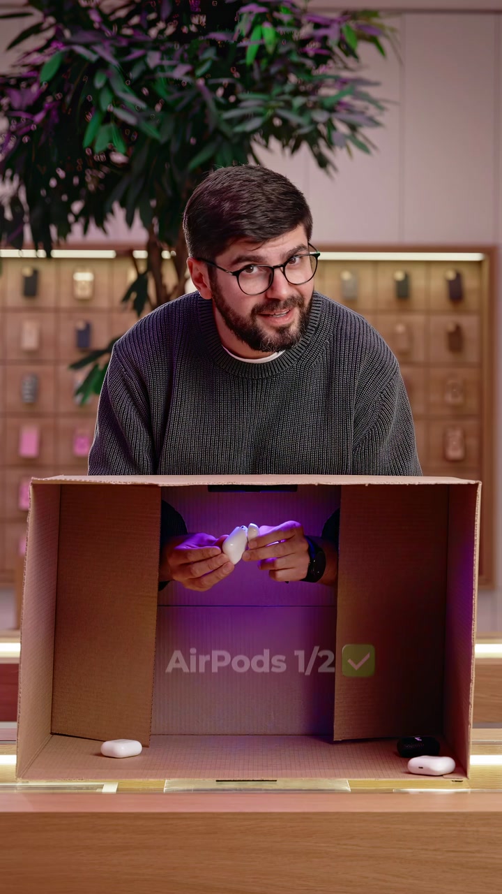 Челлендж: угадываем модель AirPods на ощупь ⚡
