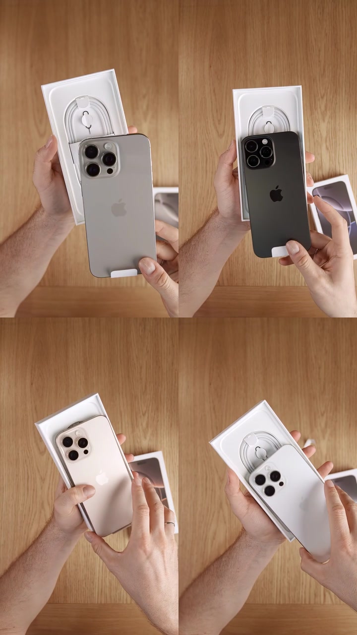 Все цвета iPhone 16 Pro Max