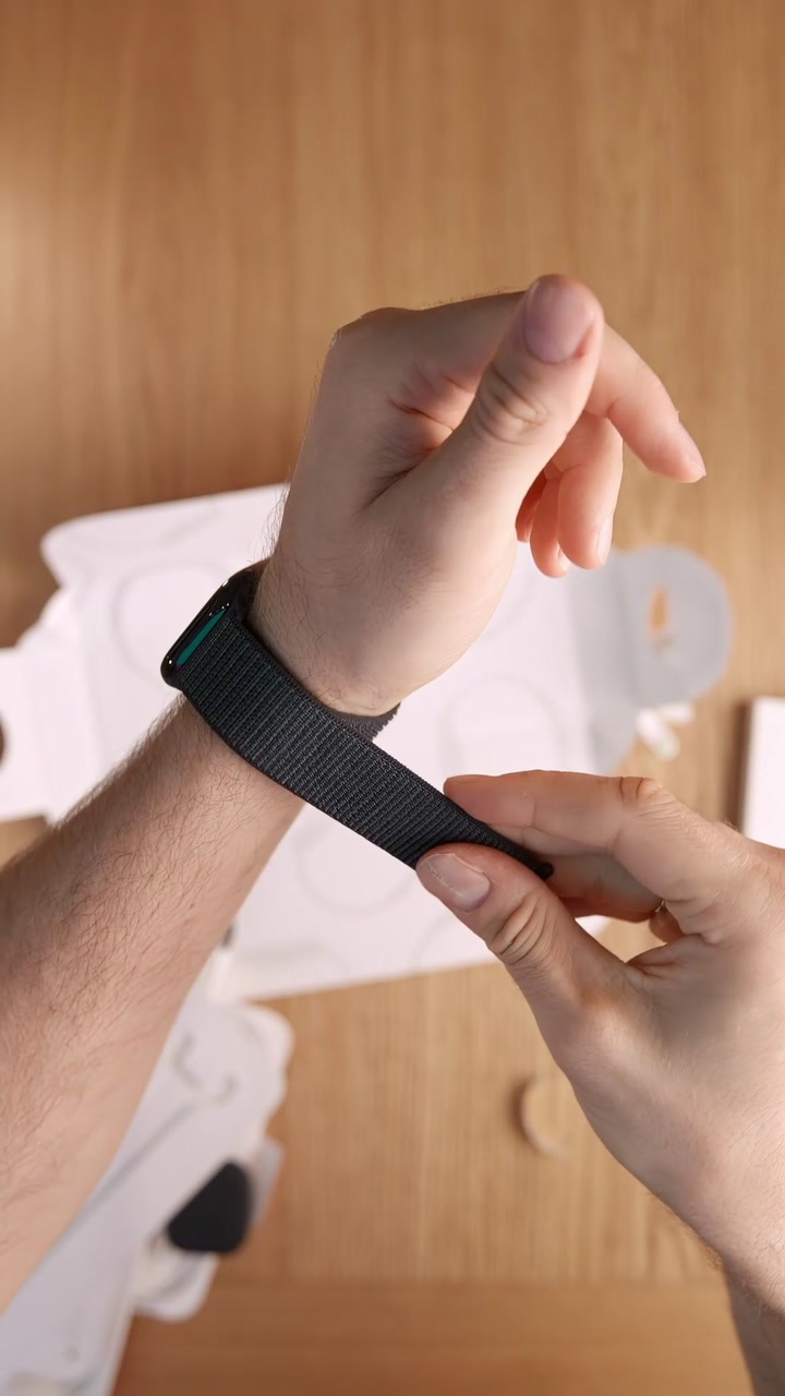 Распаковка Apple Watch 10 46мм Jet Black Sport Loop