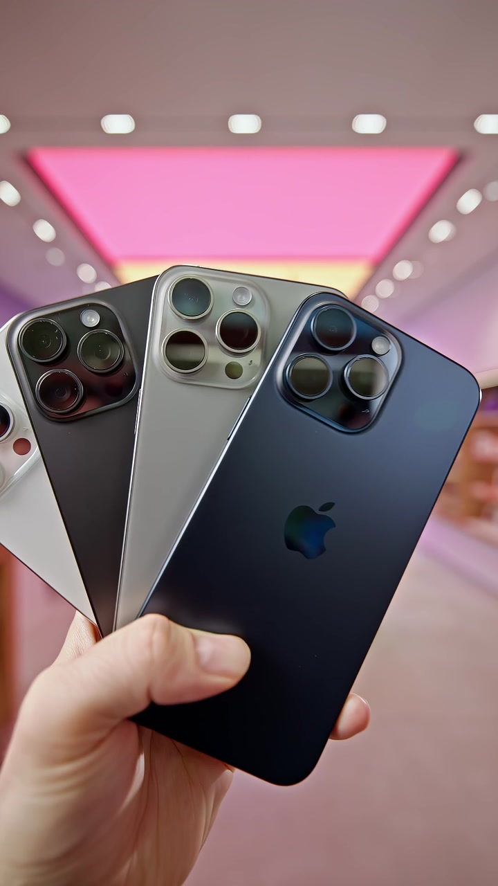 Все цвета iPhone 15 Pro Max