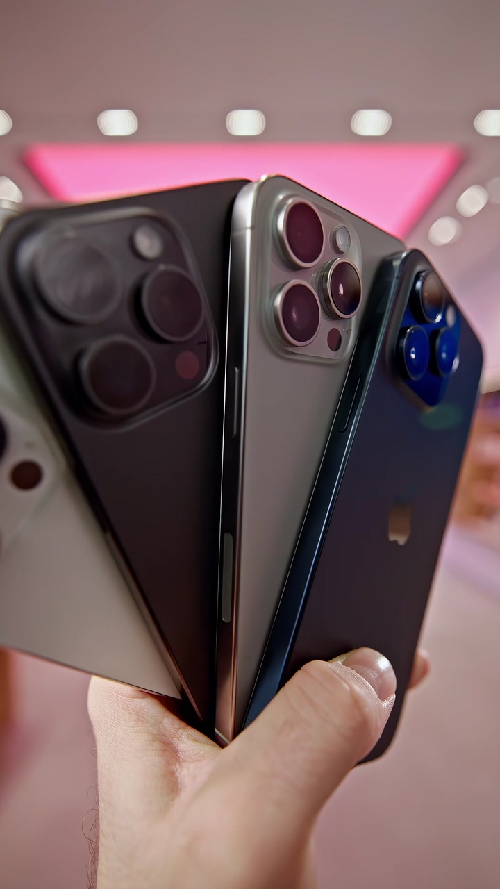Все цвета iPhone 15 Pro Max