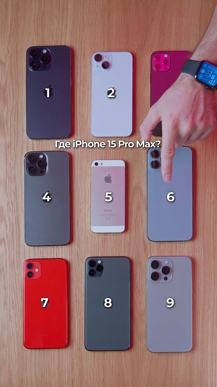 Давайте поможем пальцу найти iPhone 15 Pro Max