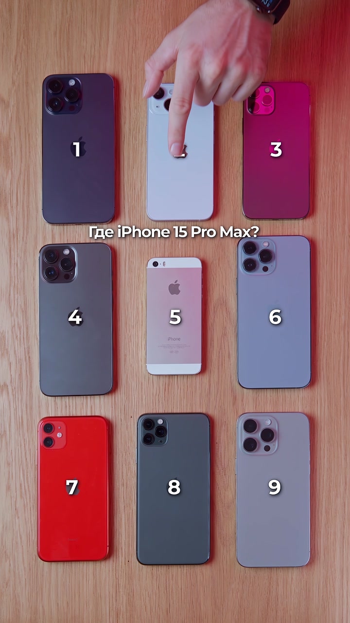 Давайте поможем пальцу найти iPhone 15 Pro Max