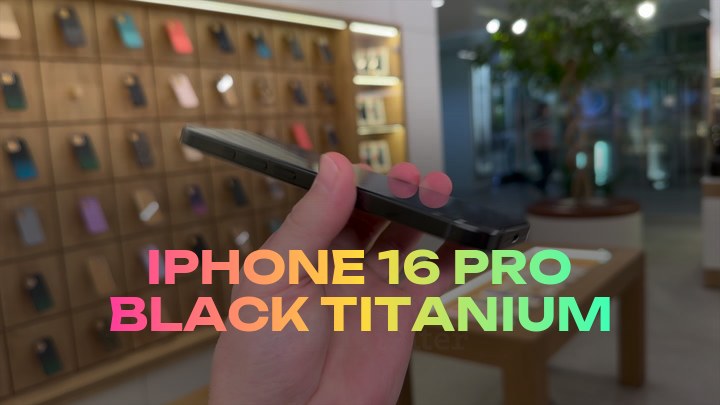iPhone 16 Pro Black Titanium