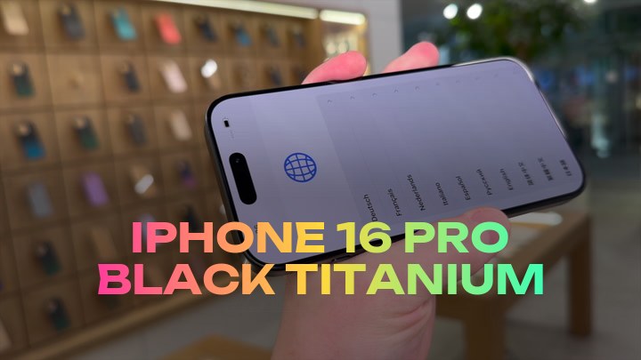 iPhone 16 Pro Black Titanium